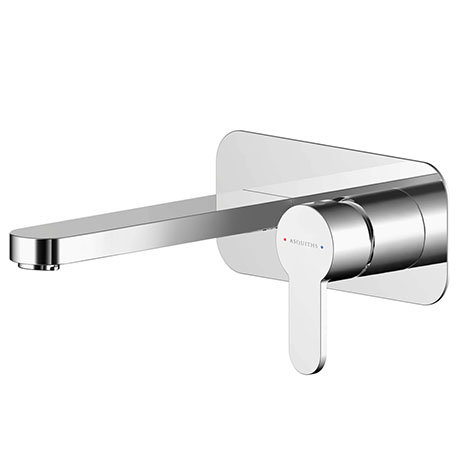 Asquiths Sanctity Wall Mounted Basin Mixer (2TH) With Backplate - TAA5113