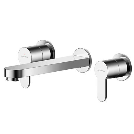 Asquiths Sanctity Wall Mounted Basin Mixer (3TH) Without Backplate - TAA5114