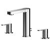 Asquiths Sanctity Deck Mounted Basin Mixer (3TH) With Pop-Up Waste - TAA5117 profile small image view 1 