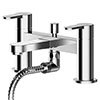 Asquiths Sanctity Deck Mounted Bath Shower Mixer with Shower Kit - TAA5123 profile small image view 1 