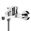 Asquiths Sanctity Wall Mounted Bath Shower Mixer with Shower Kit - TAA5127 profile small image view 1 