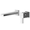 Asquiths Revival Wall Mounted Basin Mixer (2TH) Without Backplate - TAC5112 profile small image view 1 