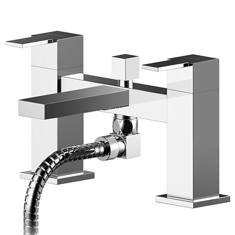 Asquiths Revival Deck Mounted Bath Shower Mixer with Shower Kit - TAC5123