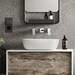 Asquiths Tranquil Wall Mounted Basin Mixer (3TH) Without Backplate - TAD5114 profile small image view 3 