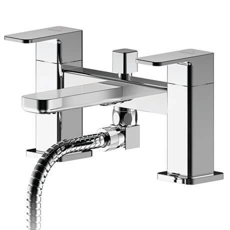 Asquiths Tranquil Deck Mounted Bath Shower Mixer with Shower Kit - TAD5123