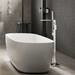 Asquiths Tranquil Freestanding Bath Shower Mixer with Shower Kit - TAD5129 profile small image view 2 