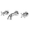 Asquiths Restore Crosshead 3TH Wall Mounted Bath Filler - TAE5322 profile small image view 1 