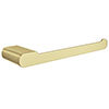 Arezzo Brushed Brass 220mm Towel Rail profile small image view 1 