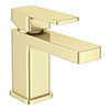 Turin Modern Brushed Brass Basin Mono Mixer Tap Small Image