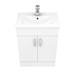 Toreno Cloakroom Suite inc. Pro 600 Toilet (White Gloss) profile small image view 4 