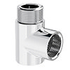 Venice Chrome T-Piece for Dual Fuel profile small image view 1 