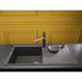 Reginox Tekno 480 1.0 Bowl Granite Kitchen Sink - Black profile small image view 2 