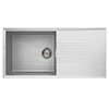 Reginox Tekno 480 1.0 Bowl Granite Kitchen Sink - White profile small image view 1 