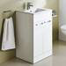 Ideal Standard Tempo 500mm Gloss White Vanity Unit - Floor Standing 2 Door Unit profile small image view 2 