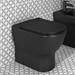 Ideal Standard Tesi Silk Black AquaBlade Back to Wall WC + Soft Close Seat profile small image view 3 