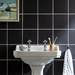 Tetra Matt Black Wall and Floor Tiles - 200 x 200mm  Profile Small Image