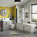 Tetra Matt White Wall and Floor Tiles - 200 x 200mm  additional Small Image