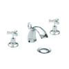 Heritage - Gracechurch 3 Hole Basin Mixer with Pop-up Waste - TGRDC06 profile small image view 1 