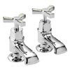 Heritage Gracechurch Mother of Pearl Bath Pillar Taps - TGRDMOP01 profile small image view 1 