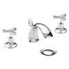 Heritage Gracechurch Mother of Pearl 3 Hole Basin Mixer with Pop-up Waste - TGRDMOP06 profile small image view 1 