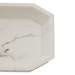 Trafalgar Grey Marble Effect Polyresin Soap Dish profile small image view 3 