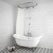 Chatsworth 1928 Traditional Free Standing Over-Bath Shower System profile small image view 6 