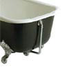 Heritage - Exposed Bath Waste & Overflow with Porcelain Plug - Chrome - THC16P profile small image view 1 