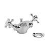 Heritage - Hartlebury Mono Basin Mixer with Pop-up Waste - Chrome - THRC04 profile small image view 1 
