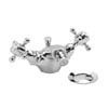 Heritage - Hartlebury Bidet Mixer with Pop-up Waste - Chrome - THRC05 profile small image view 1 