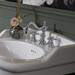 Heritage - Hartlebury 3 Hole Swivel Spout Basin Mixer with Pop-up Waste - Chrome - THRC09 profile small image view 2 