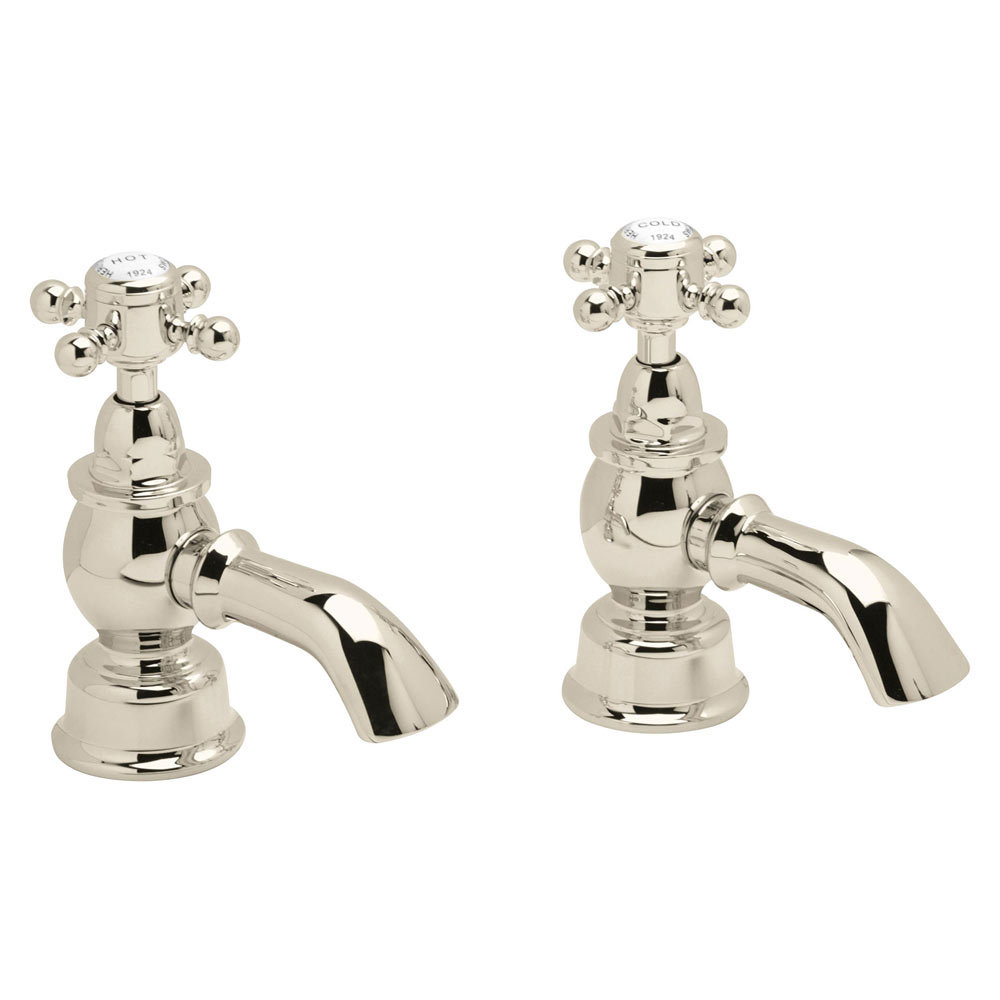 Heritage Hartlebury Bath Pillar Taps | Vintage Gold Finish | Available ...