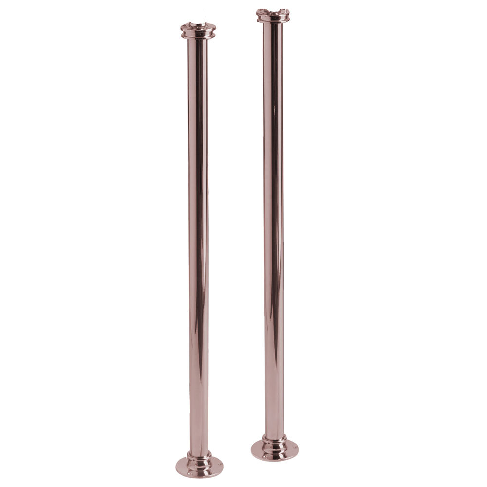 Heritage Freestanding Stand Pipes Rose Gold THRG20 Victorian