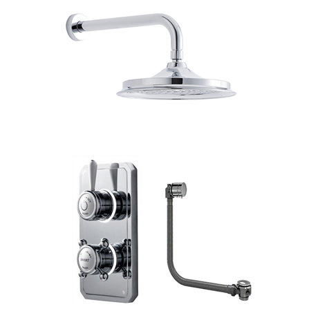 shower set with bath filler