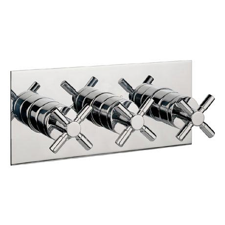 Crosswater - Totti Triple Concealed Thermostatic Shower Valve - TO2001RC