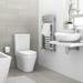 Toronto BTW Close Coupled Toilet with Soft-Close Seat profile small image view 4 