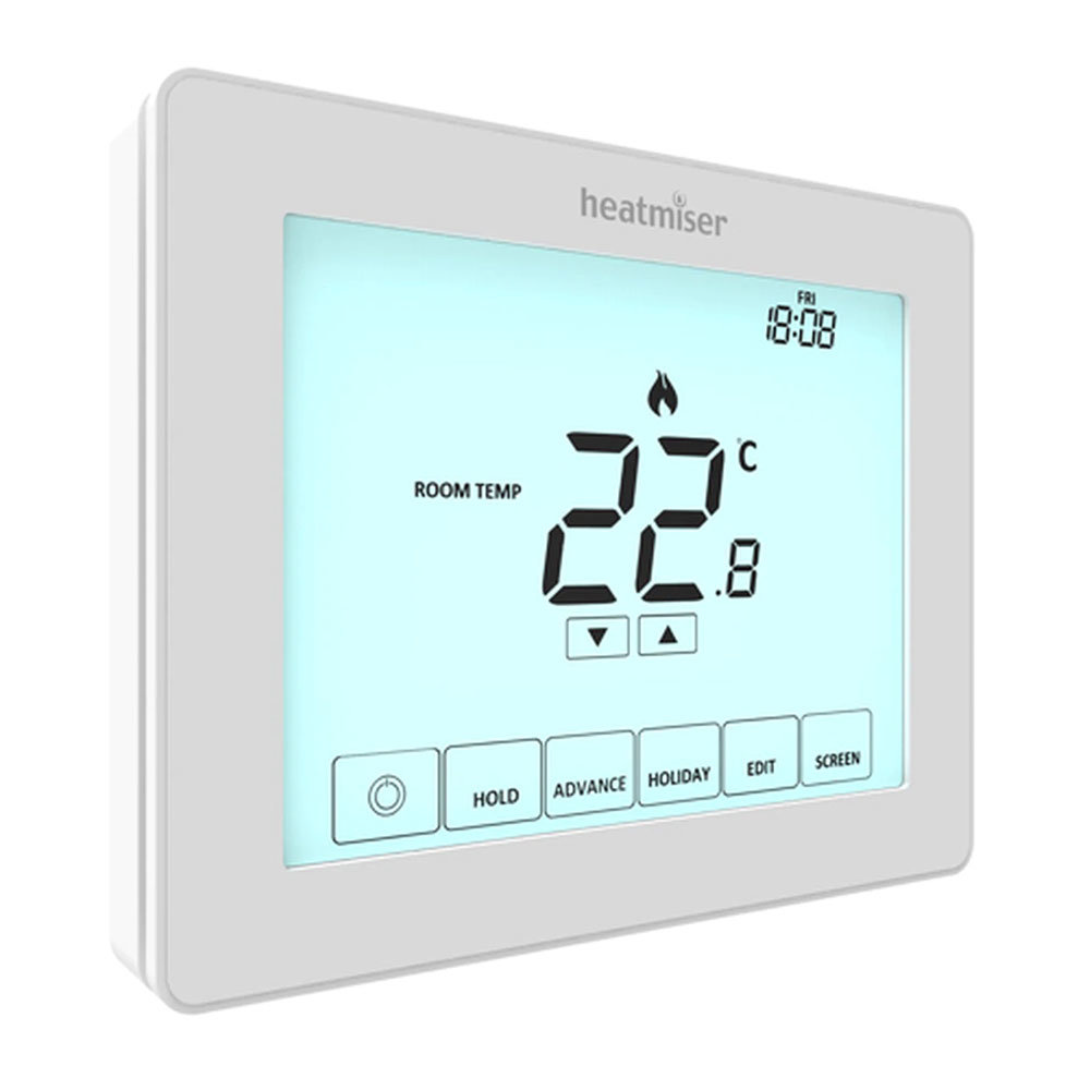 Heatmiser Programmable Touchscreen Room Thermostat Heatmiser Touch v2