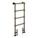 Bloomsbury Antique Brass 498 x 1194mm Floor Mounted Towel Rail profile small image view 2 