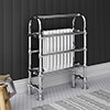 Crosby Traditional Freestanding Towel Rail Column Radiator (850 x 673mm) profile small image view 1 