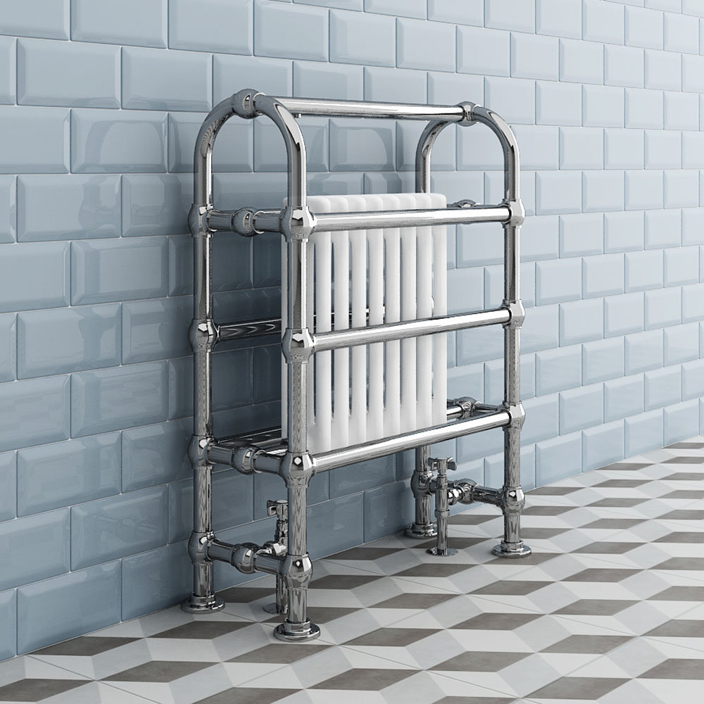 Crosby Traditional Towel Rail Column Radiator 850 X 673mm