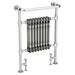 Savoy Raw Metal (Lacquered) Traditional Heated Towel Rail profile small image view 3 