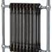 Savoy Raw Metal (Lacquered) Traditional Heated Towel Rail profile small image view 4 