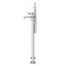 Chatsworth 1928 Traditional White Lever Freestanding Bath Shower Mixer Tap profile small image view 5 