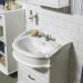 Miller - Traditional 1903 65 Wall Hung Two Drawer Vanity Unit with Ceramic Basin profile small image view 2 