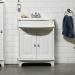 Miller - Traditional 1903 65 Two Door Vanity Unit with Ceramic Basin profile small image view 6 