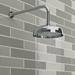 Trafalgar Traditional Shower Package with Fixed Head, Handset + Bath Spout profile small image view 7 