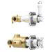 Trafalgar Concealed Individual Stop Tap + Thermostatic Control Valve with with Slider Rail Kit profile small image view 5 