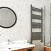 Keswick Anthracite Traditional 500 x 1200mm Heated Towel Rail profile small image view 2 