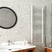 Keswick White Traditional 500 x 1200mm Heated Towel Rail profile small image view 2 