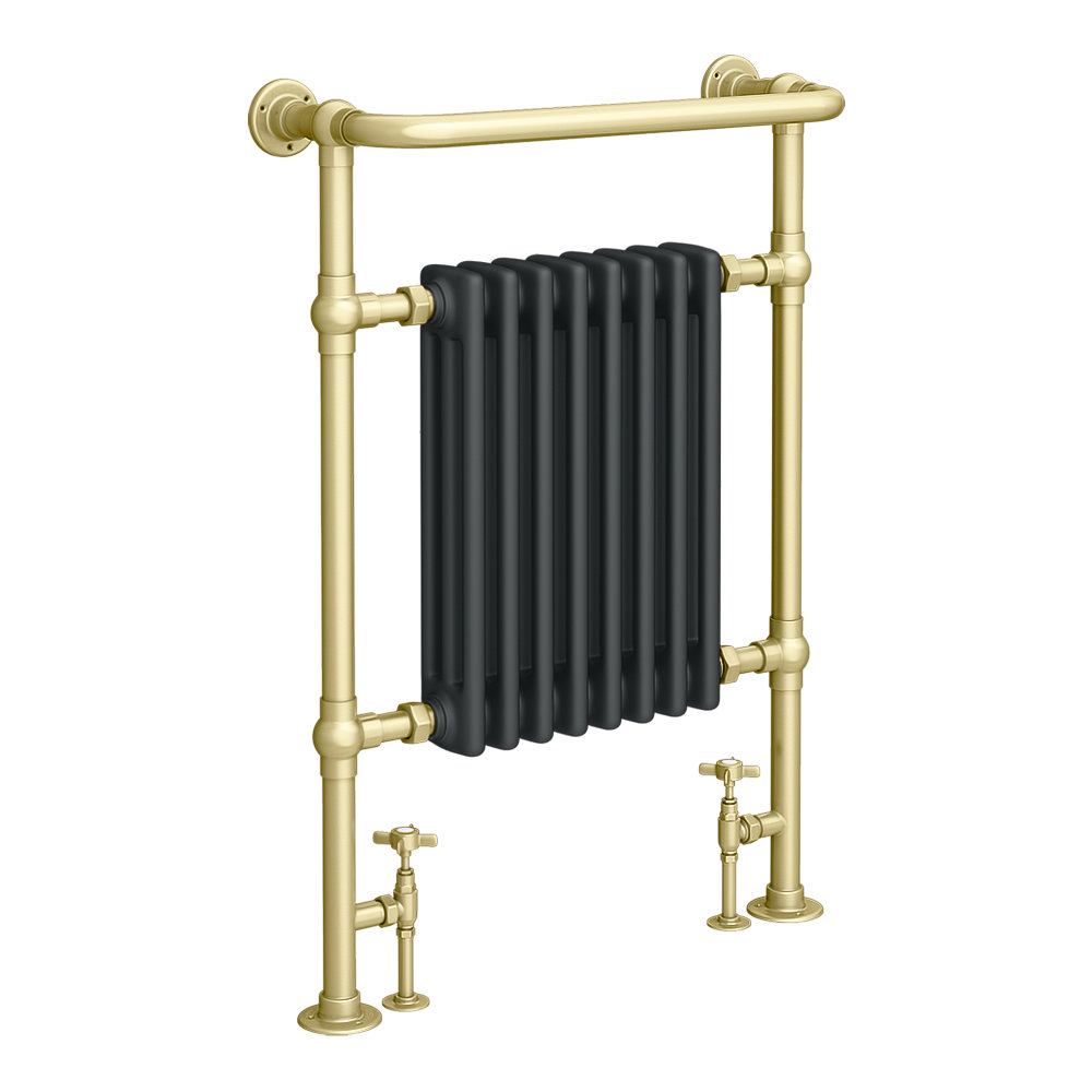 Chatsworth Savoy Traditional Heated Towel Rail Radiator (Brushed Brass