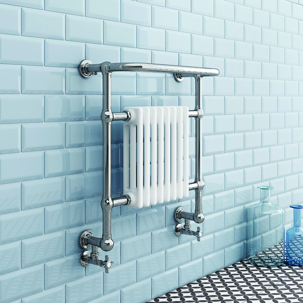 Marsden Traditional 740 x 675mm Wall Hung Towel Rail Radiator ...